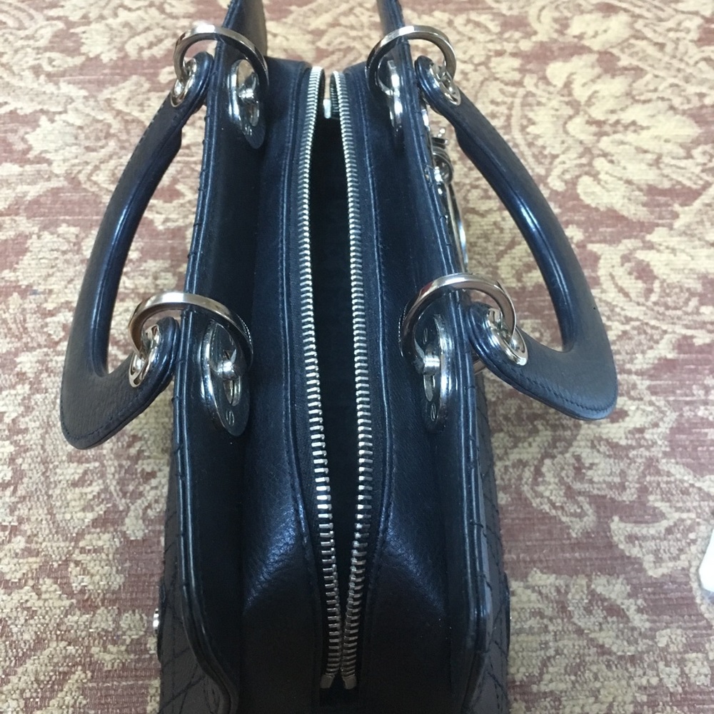 Christian Dior Lady Dior Leather Handbag - Picture 6 of 13